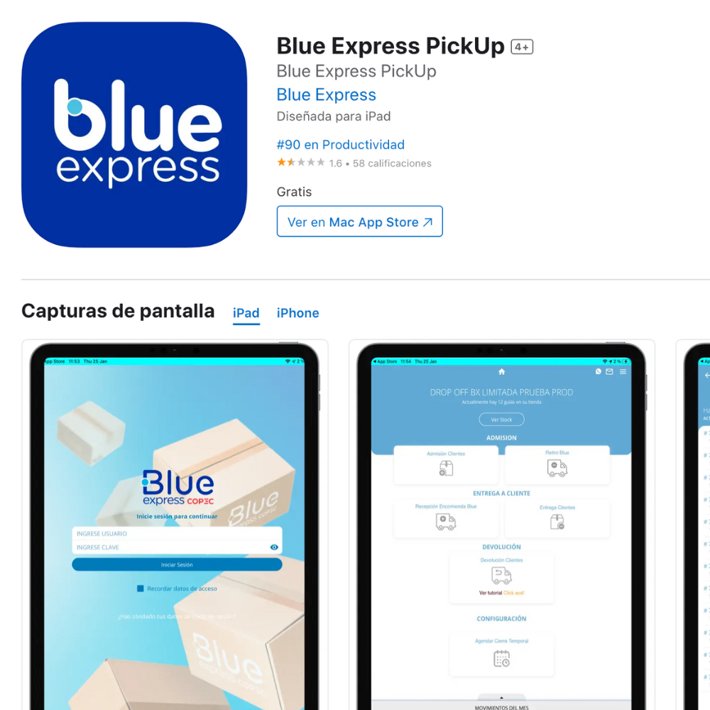Blue Express PickUp